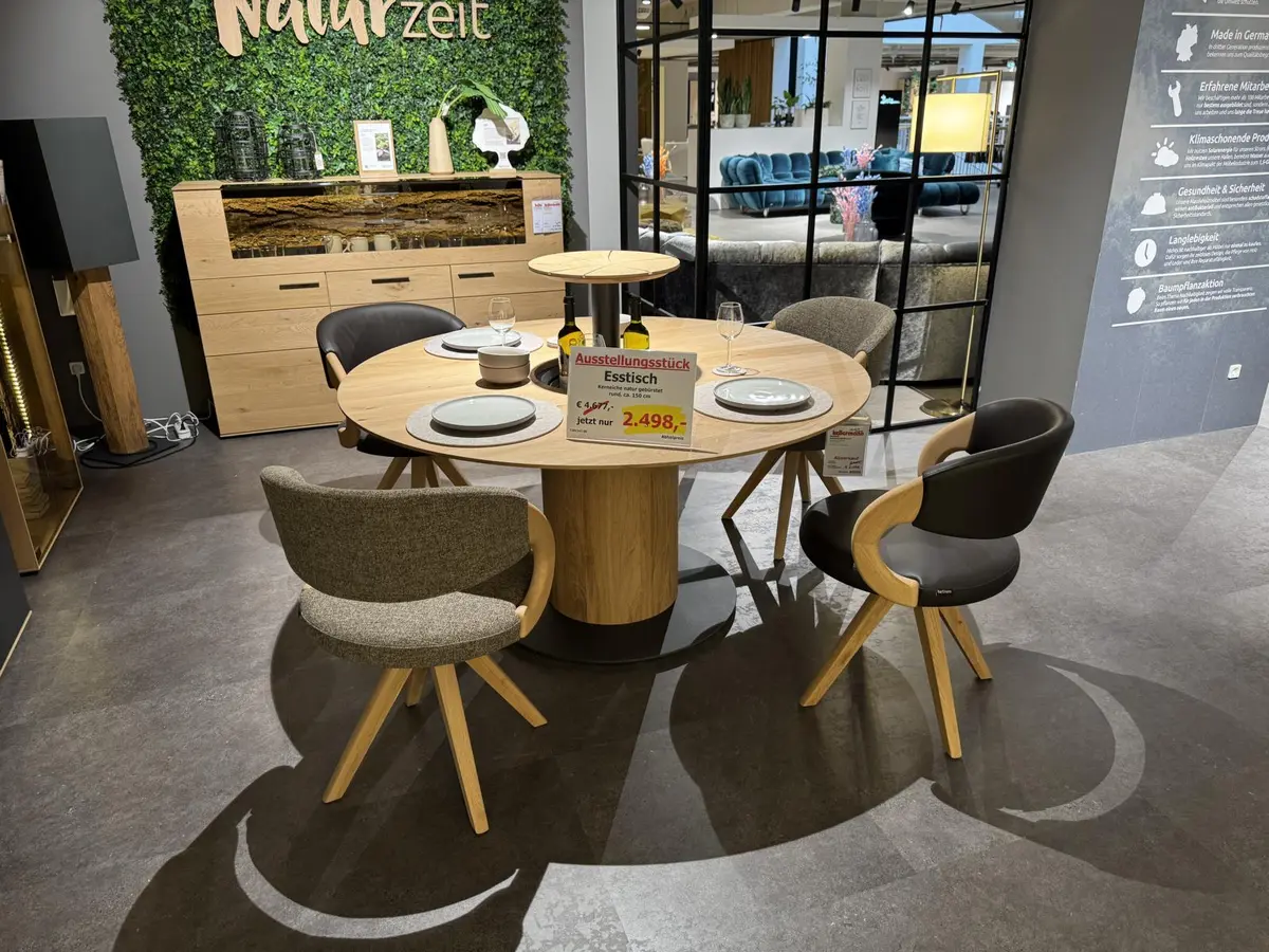 Esstisch Naturzeit mit Flaschenfach